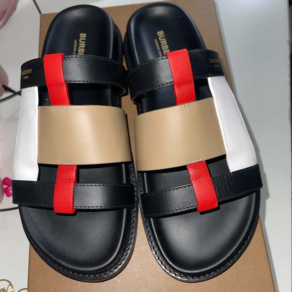 Burberry Ellendale Woven Slide EU 39